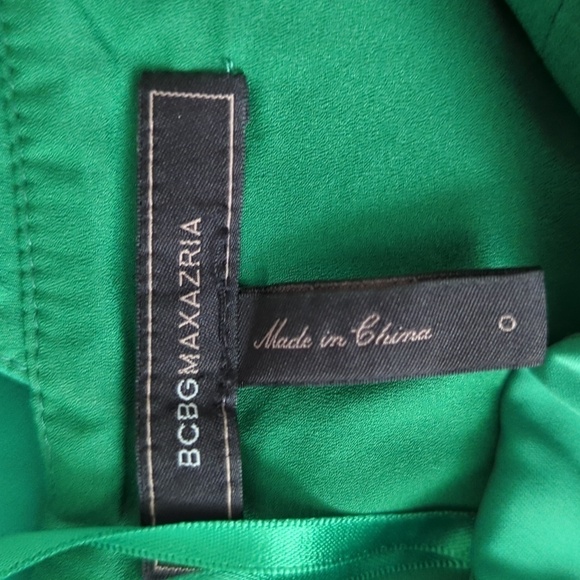 HP. BCBGMAXAZRIA Gown Annely One Shoulder Peplum Gown - Picture 10 of 14